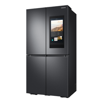 W lodówce dwudrzwiowej Family Hub RF65A977FSG/EF zmieścisz zadziwiająco dużo jedzenia.