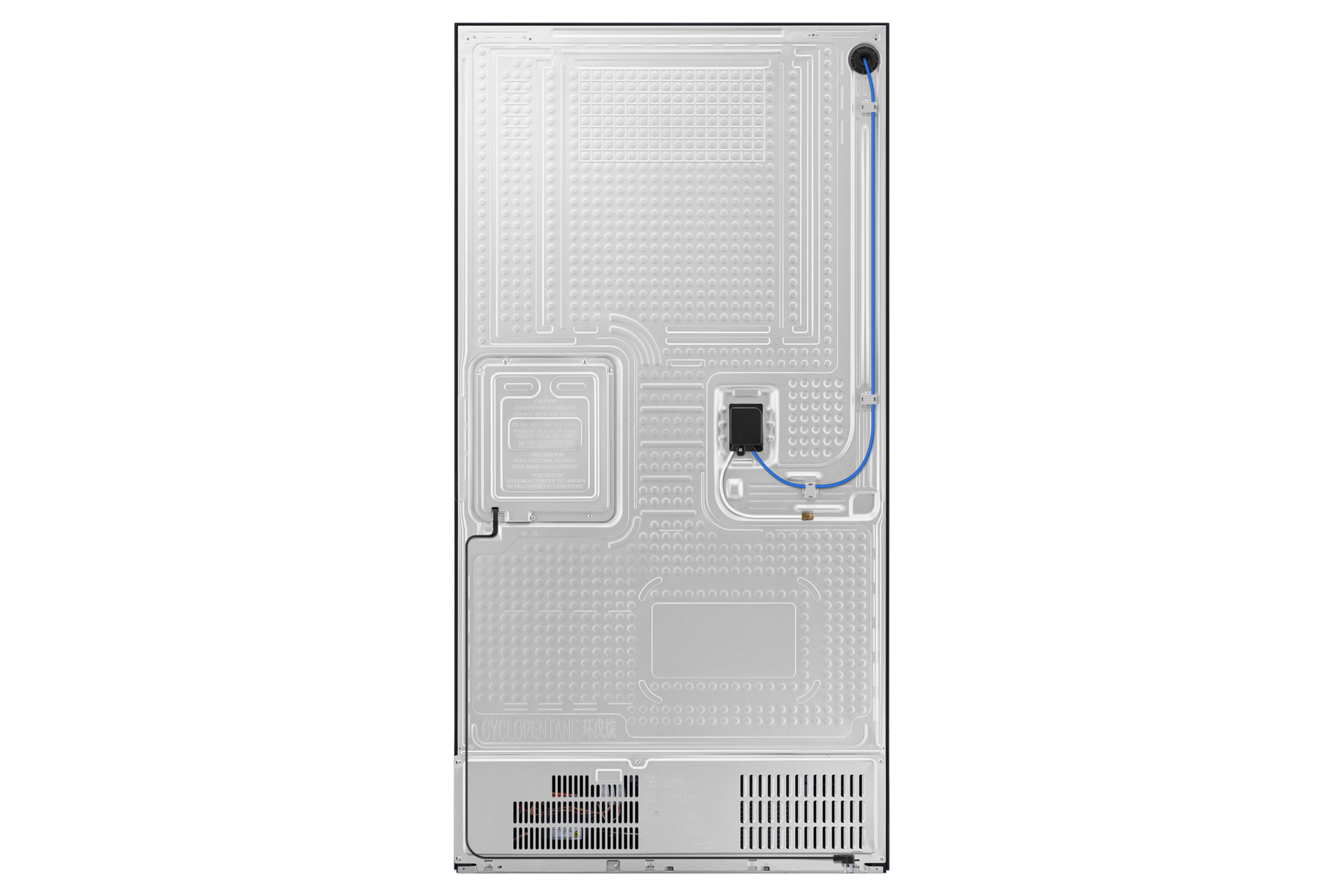 [Lódów~ká Sá~msúñ~g ÁÍ H~ómé R~M90F67CÉ~CÉÓ, w~ídók~ ód tý~łú.]