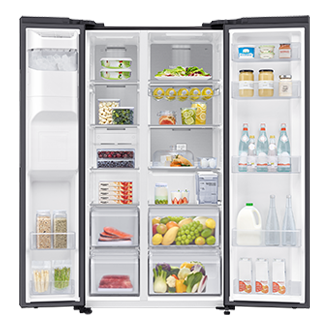 front-open-with-food Black