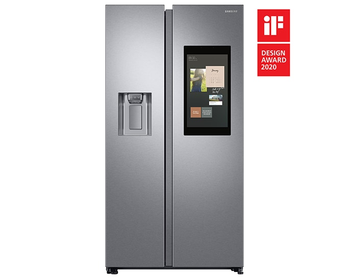 Lodówka Side by Side RS68N8941SL/EF, Family Hub™ | Samsung