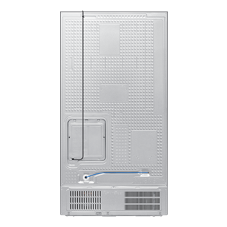 Tył lodówki Side By Side AI RS70F64KEBEO No Frost Metal Cooling