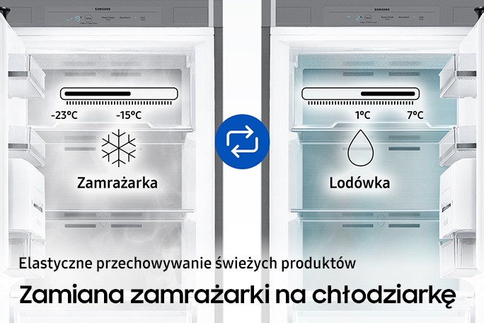 Zamrażarka Twin Bespoke RZ32A748522/EF z możliwością zamiany w chłodziarkę