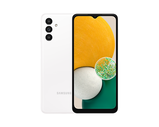 Nowoczesny biały smartfon Samsung Galaxy A13 5G - 64GB - SM-A136BZWUEUE
