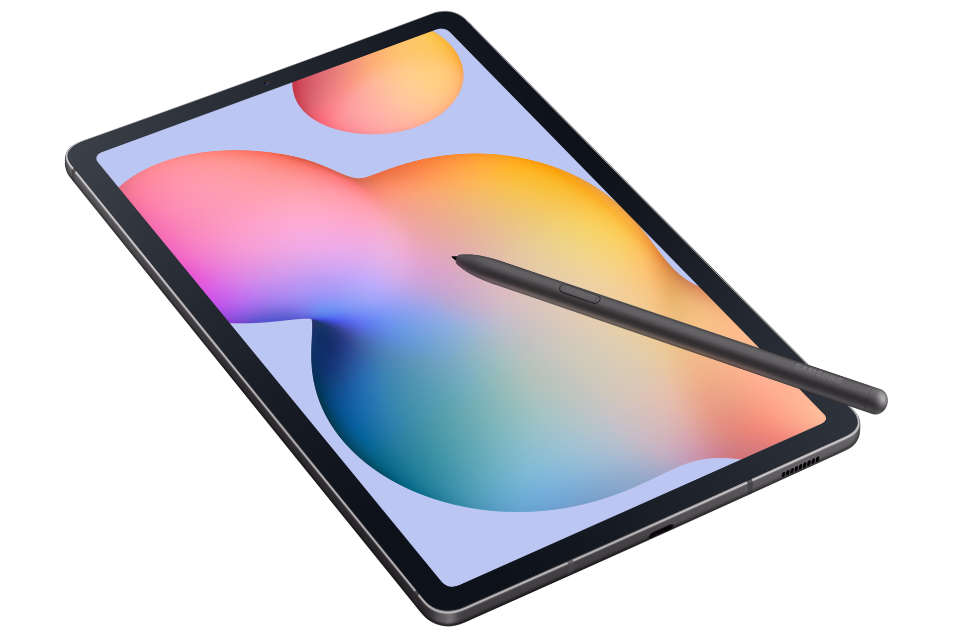 Łatwe pisanie po tablecie Galaxy Tab S6 Lite z Wifi w kolorze szarym rysiekiem S pen