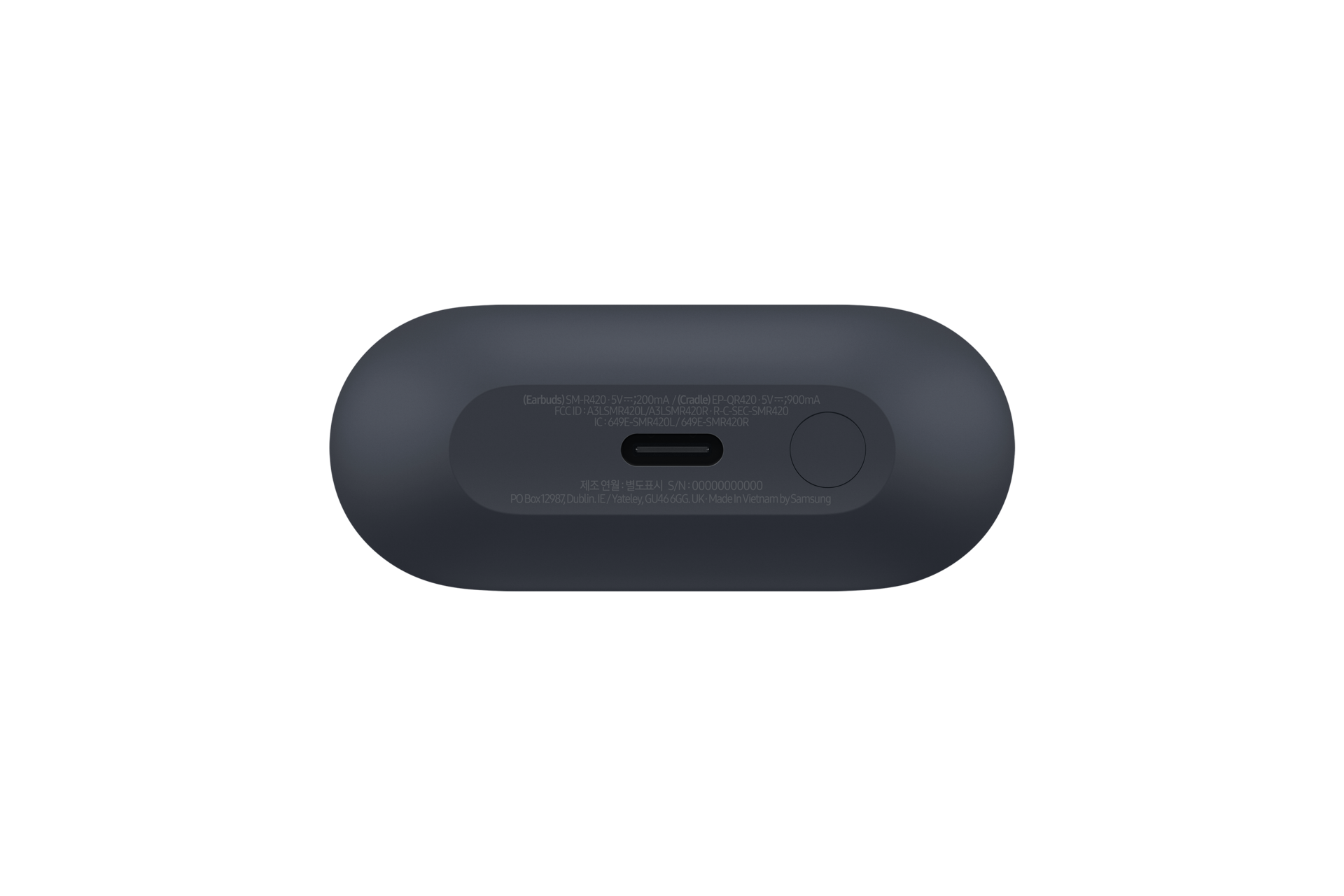 Galaxy Buds3 FE Case-Bottom Black 