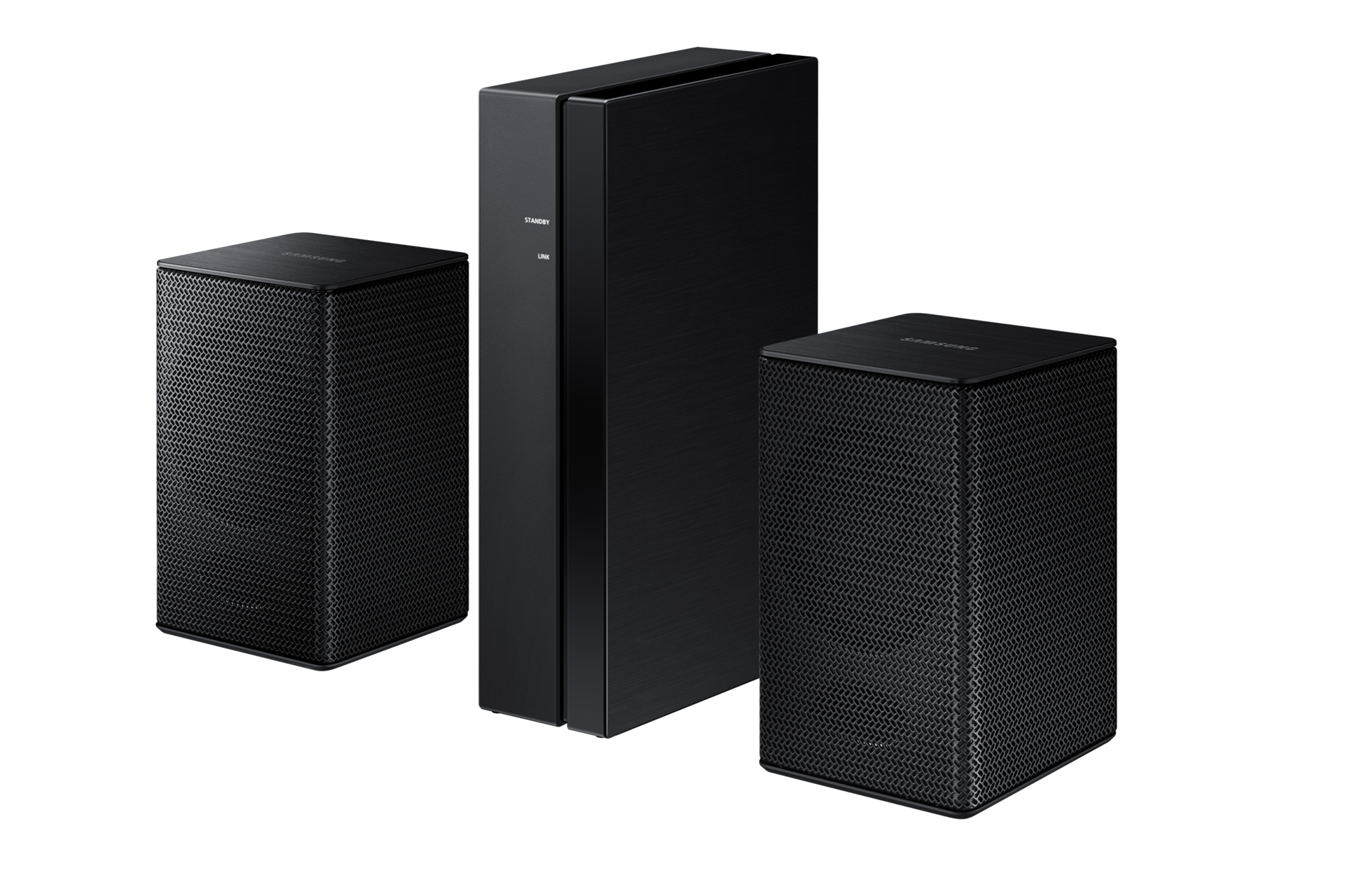 Bezprzewodowe, zapewniające doskonałe brzmienie głośniki do TV Samsung – model SWA-8500S.