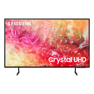 Telewizor 50” Crystal UHD DU7172 4K Smart TV stojący na podstawie, widok na wprost