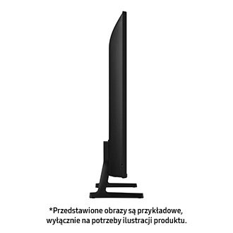 Widok na bok Telewizora 50” Crystal UHD DU7192 UE50DU7192UXXH