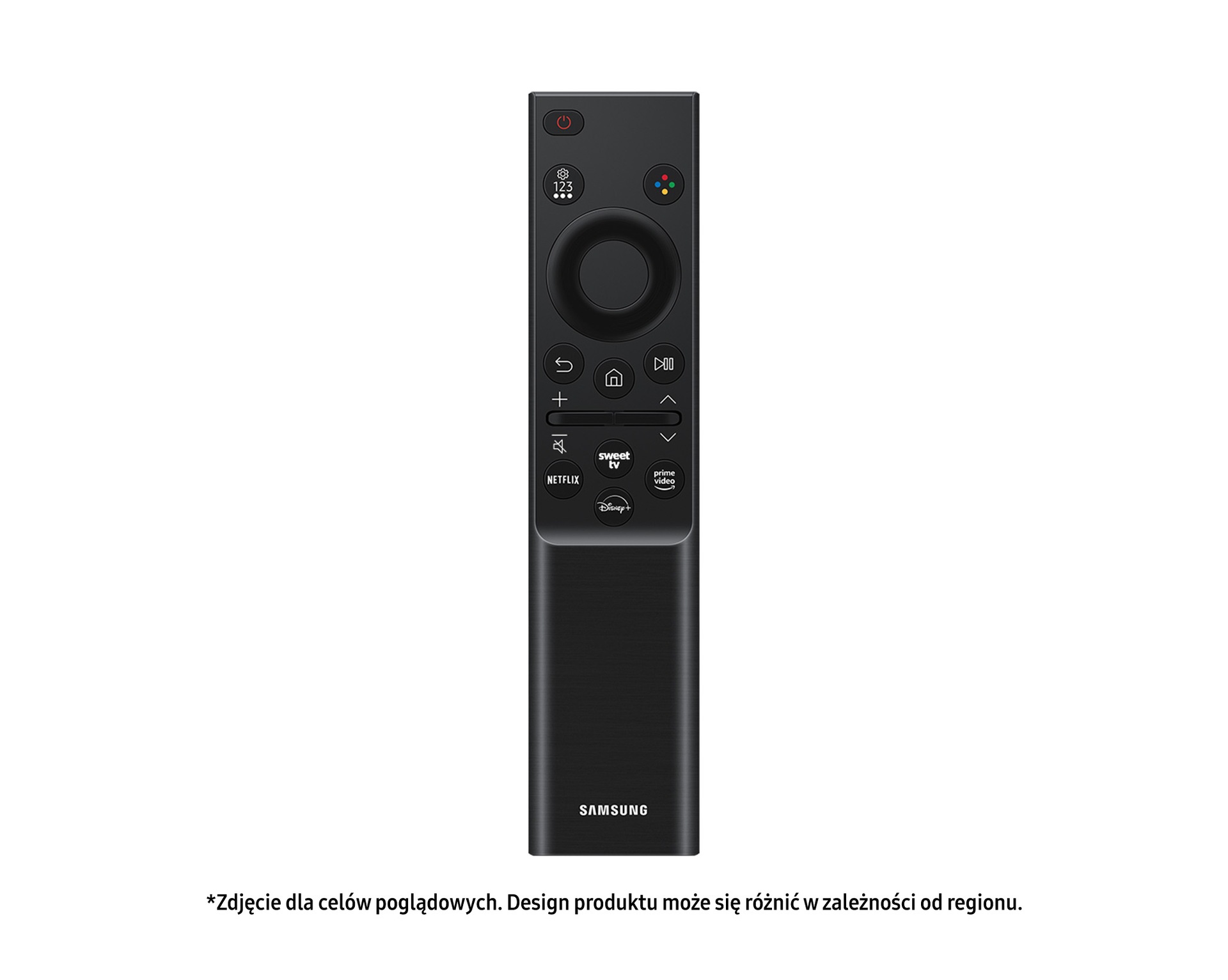 Grafika pokazujaca pilot do telewizora 55” Crystal UHD DU7192