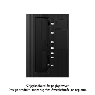 Grafika na której widac zbliżenie na porty w telewizorze 65” Crystal UHD DU7192