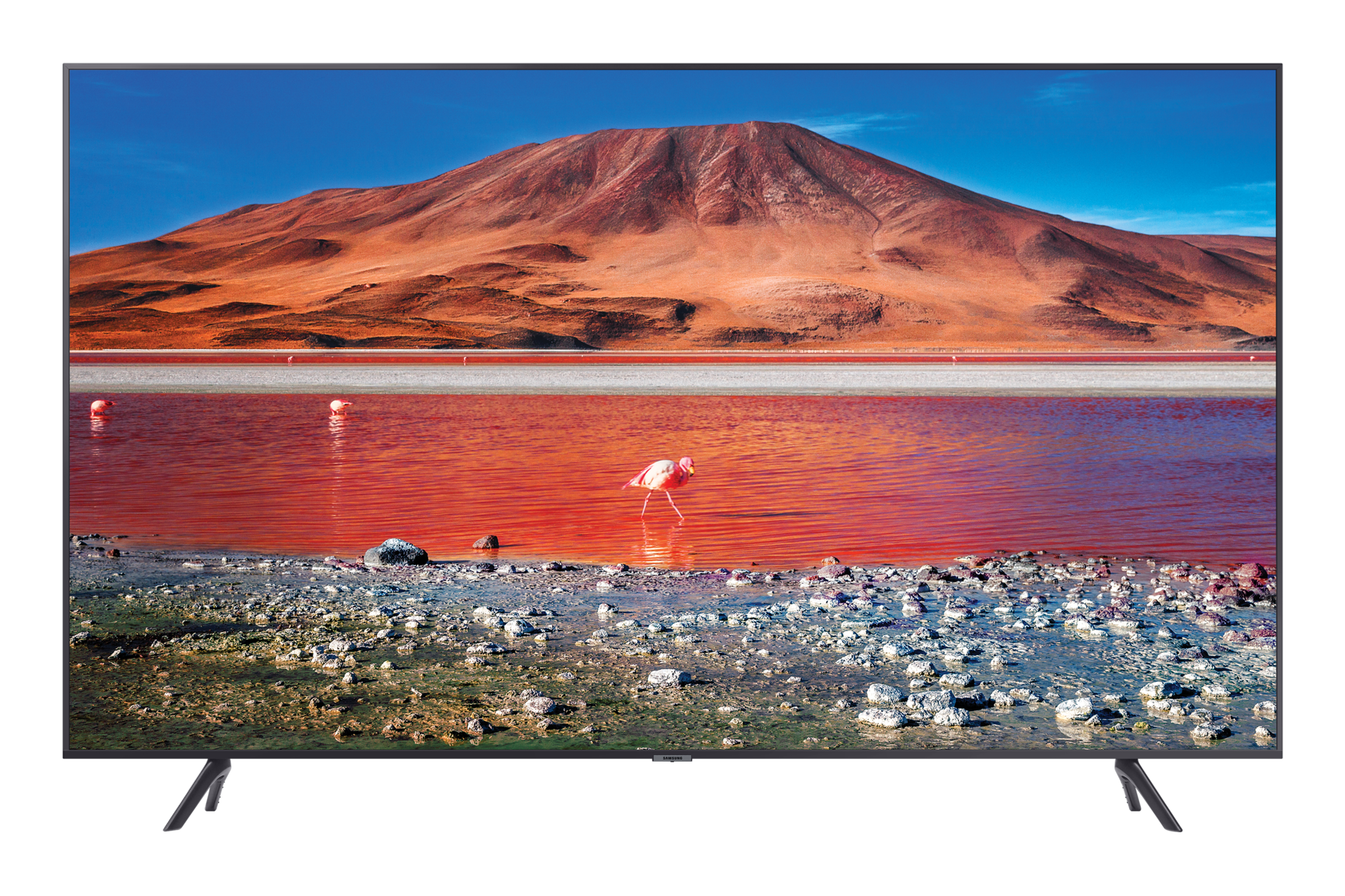 Samsung Crystal UHD o przekątnej 70 cali TU7192 - UE70TU7192UXXH - front telewizora   