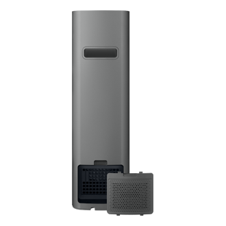 Tył stacji czyszczącej do odkurzacza Samsung VCA-SAE903/GE.