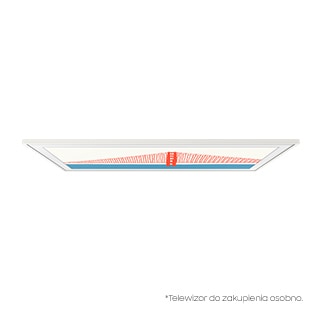 Telewizor w wymiennej ramce The Frame 55" w kolorze Biel Nowoczesna (VG-SCFA55WTBXC) - widok z góry