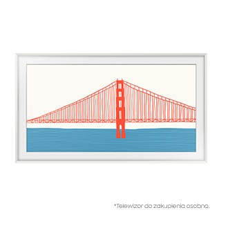 Telewizor Samsung z wymienną ramką The Frame 55" (VG-SCFA55WTCXC) - widok z przodu