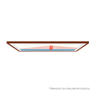 Telewizor w wymiennej ramce The Frame 65" w kolorze Ceglanym (VG-SCFA65TRCXC) - widok z góry