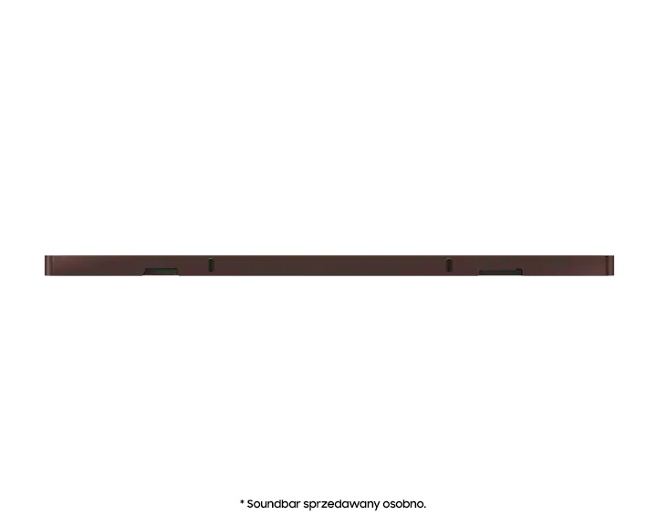 Ramka do soundbara Ultra Slim VG-SCFBS8BW/XC - widok ramki z soundbarem od dołu