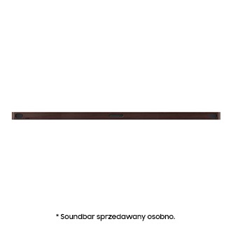 Ramka do soundbara Ultra Slim VG-SCFBS8BW/XC - widok ramki z soundbarem od góry