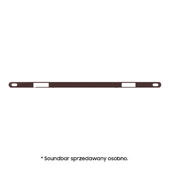 Ramka do soundbara Ultra Slim VG-SCFBS8BW/XC - widok pustej ramki tyłem