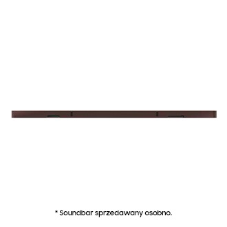 Ramka do soundbara Ultra Slim VG-SCFBS8BW/XC - widok ramki z soundbarem od dołu