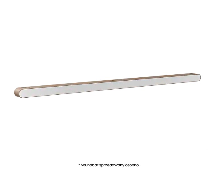 Ramka do soundbara Ultra Slim VG-SCFBS8TK/XC - widok ramki z soundbarem po skosie w lewo