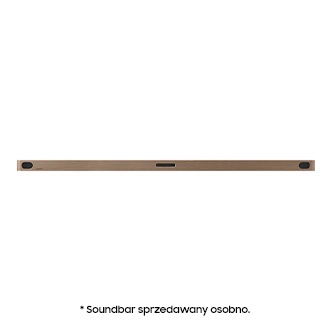 Ramka do soundbara Ultra Slim VG-SCFBS8TK/XC - widok ramki z soundbarem od góry