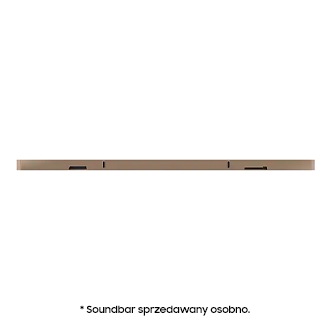 Ramka do soundbara Ultra Slim VG-SCFBS8TK/XC - widok ramki z soundbarem od dołu