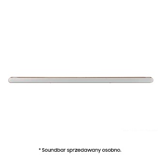 Ramka do soundbara Ultra Slim VG-SCFBS8TK/XC - widok ramki z soundbarem od przodu
