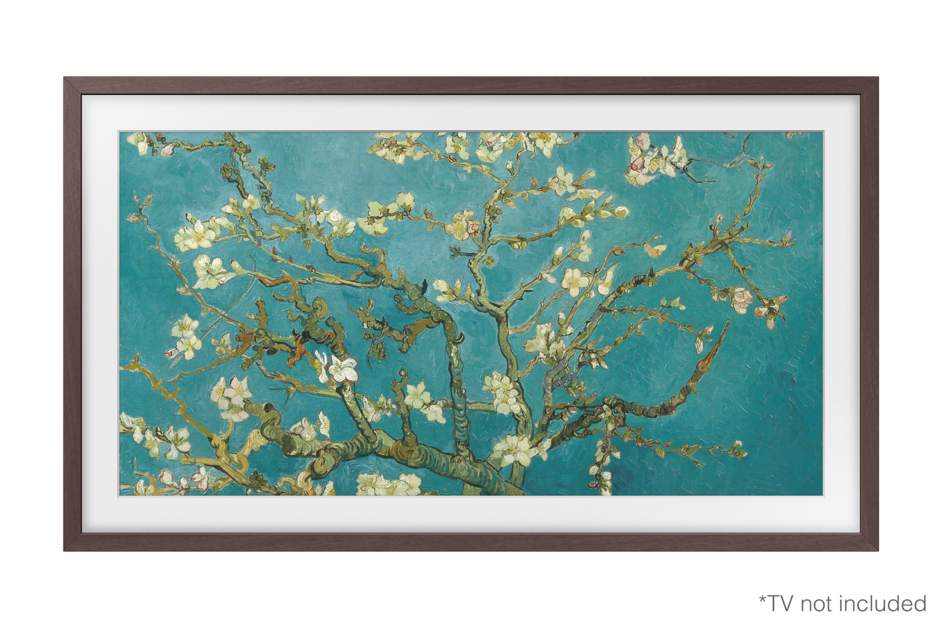 Telewizor Samsung z wymienną ramką The Frame 32" (VG-SCFC32BWBXC) - widok z przodu