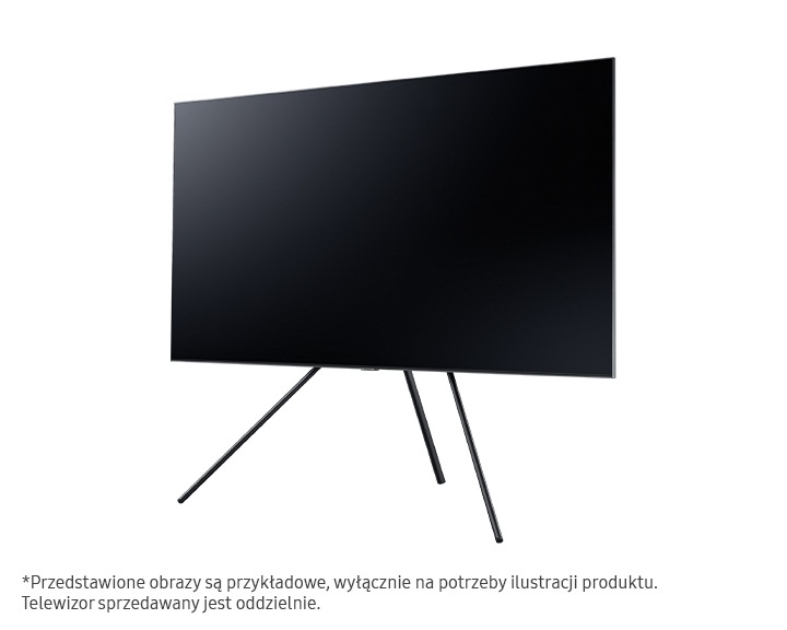 Stojak Studio 2021/2022 VG-SESB11K/XC widok na telewizor na stojaku bokiem