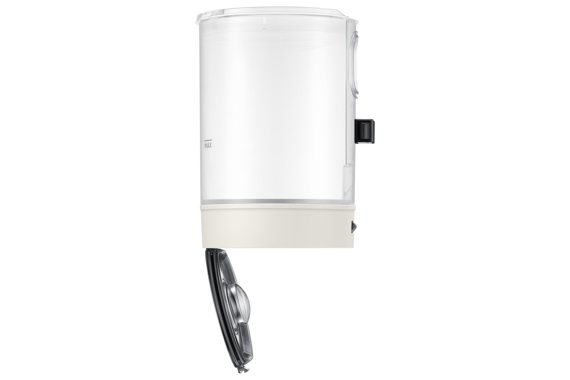 Pojemnik na kurz odkurzacza Bespoke AI Jet Lite complete extra, widok z boku.