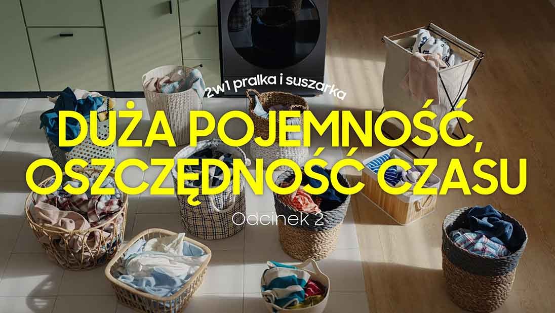 Przyjazny przewodnik po pralko-suszarce Samsung Bespoke AI Combo | Odc. 2 Duża pojemność