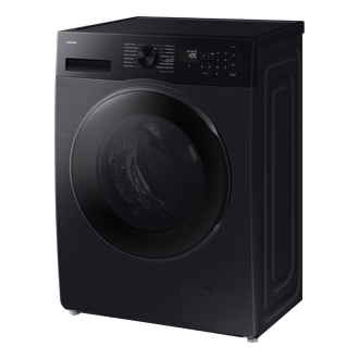 Pralko-suszarka AI Slim Samsung 9/5kg WD90DG5G34BBEO z technologią AI Ecobubble™, lewy bok