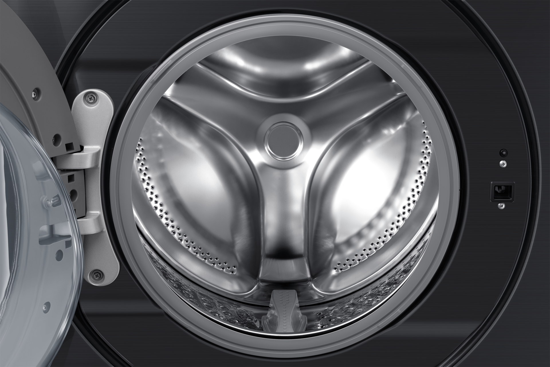 Zbliżenie na bęben pralki EcoBubble™ WF18T8000GV