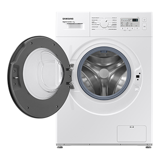 Pralka Slim WW60A3120BH/EO przodem z otwartymi drzwiami