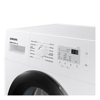 Wyświetlacz pralki Slim WW60A3120BH/EO po skosie