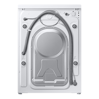 Tył pralki slim Samsung EcoBubble™ WW65AA626TH o załadunku 6,5 kg z Drzwiami Addwash™