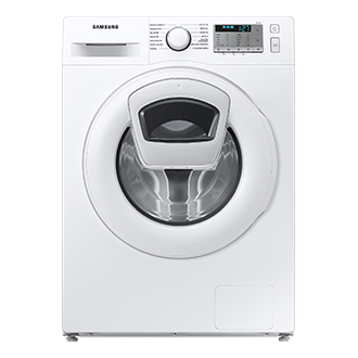 Przód pralki slim EcoBubble™ WW65AA626TH o załadunku 6,5 kg z Drzwiami Addwash™