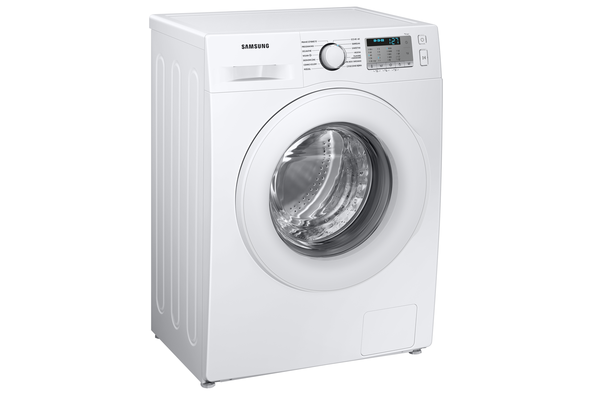 Pralka EcoBubble™ slim 7 kg - WW70AA126TH - ujęcie z lewej pod kątem