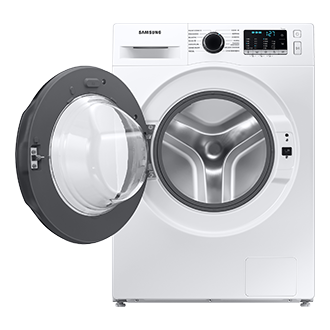 Pralka Samsung Slim 8 kg z otwartymi drzwiami - model WW80AA126AE