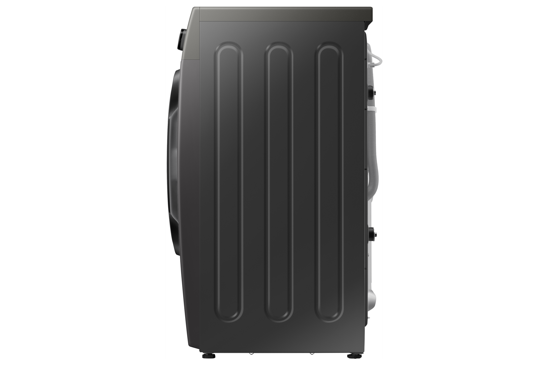 Ukazana z lewej strony pralka Samsung Slim WW80AA126AX z technologią EcoBubble™