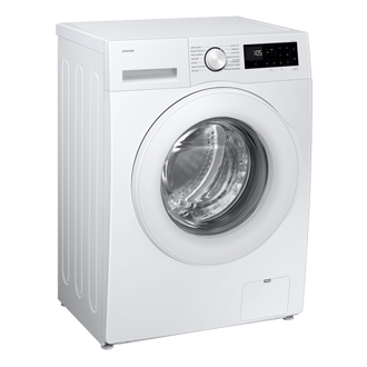 WW80FG5L32TEEO Pralka AI z technologią EcoBubble™ Slim 8kg widok z lewego boku