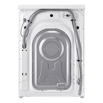 Biała pralka EcoBubble™ WW90CGC04DAEEO widziana tyłem