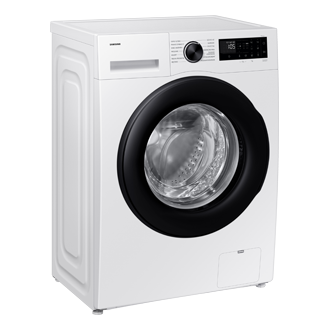 Pralka AI slim 9kg biała WW90DG5G34AEEO, widok skosem w prawo.