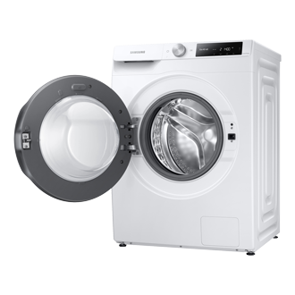 Pralka EcoBubble™ WW90T634DLECS6  widok po skosie w lewo z otwartymi drzwiami