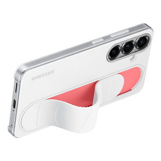 Galaxy S25 Standing Grip Case Dynamic White 