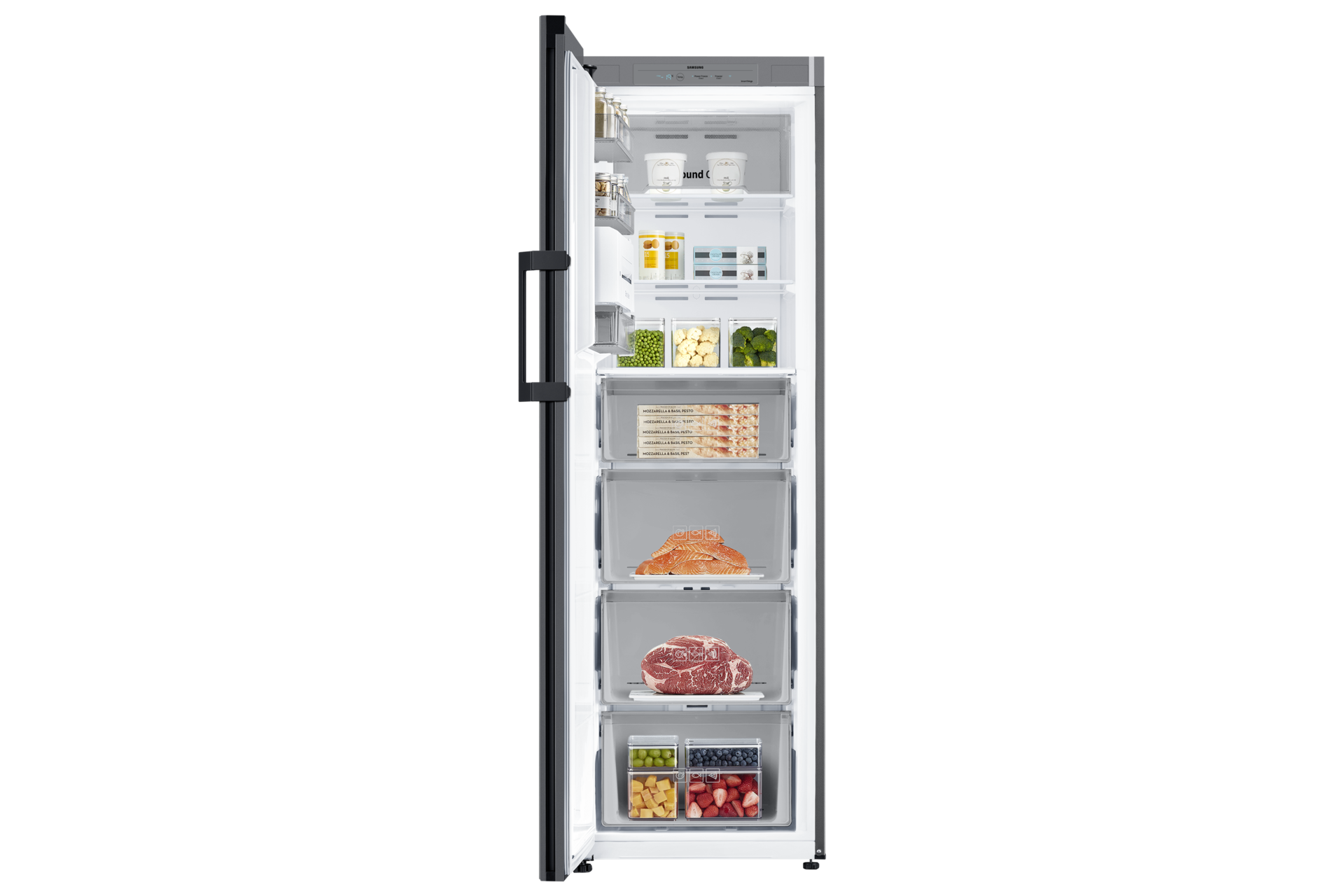 front-open-with-food Clean Black