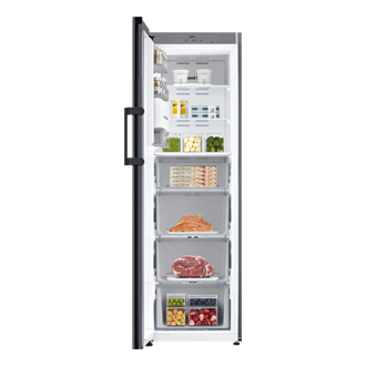 front-open-with-food Clean Black