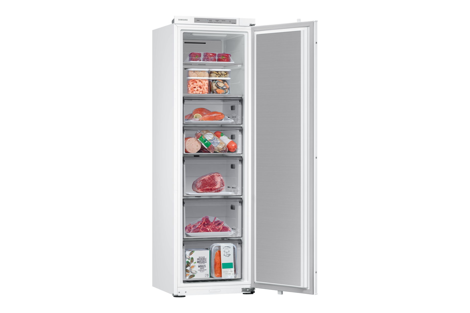 BRR6000B Built in 1Door Freezer with SmartThings Cool-Select-Cold White 