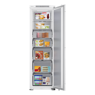 BRR6000B Built in 1Door Freezer with SmartThings Front-Open-With-Food White 