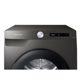 DV90T5240AN, Secador de Roupa, 9kg inox | Samsung Portugal